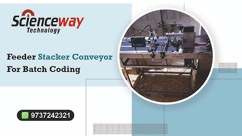 Stacker Conveyor Online TIJ Printer | Scienceway Technology | #tijprinter #printer #reels #viral