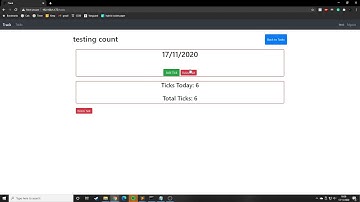 CS50w final project test (tracking site)
