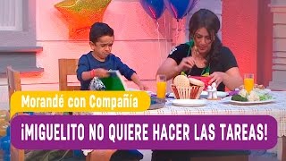 Miguelito no quiere hacer las tareas - Morandé con Compañía 2016