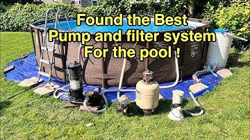 What pump and filter should you use on your above ground pool ?