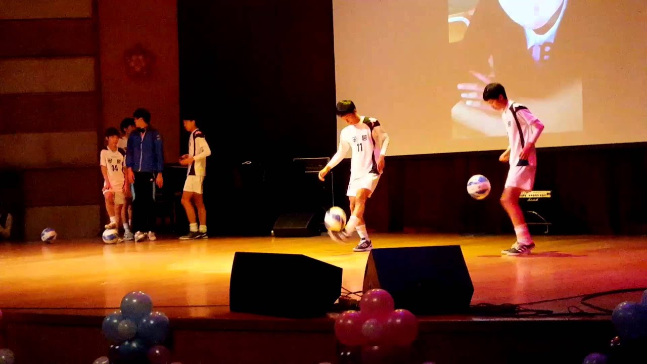 공릉중 예술제 2015축구부 Ball Lifting YouTube