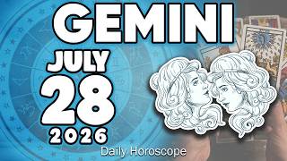 𝐆𝐞𝐦𝐢𝐧𝐢 ♊ 🎁 THE UNIVERSE IS BLESSING YOU! 😇 HUGE SURPRISE🎁 Horoscope for today JULY 28 2026🔮 #zodiac