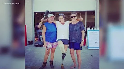 Ocracoke woman's prosthetic leg found after losing it in the ocean