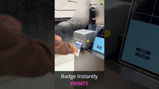 Scan QR on M-Pass | With Face Validation | Tablet X Printer set up | 4X6 double side printed badges