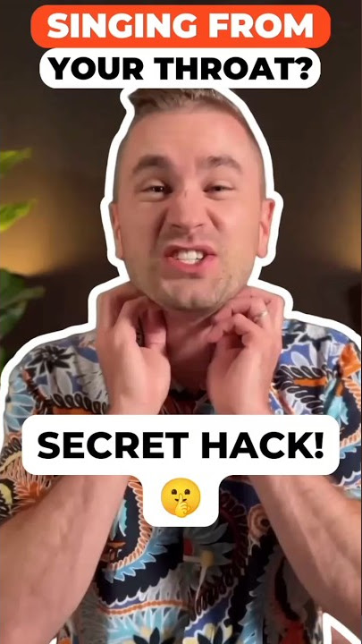 How To Sing WITHOUT Tension on your Throat (Secret Hack!🤫) #shorts #mindfulsingers #removingtension