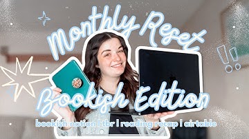 march monthly reset | bookish edition | bookish notion page, tbr, reading recap, airtable