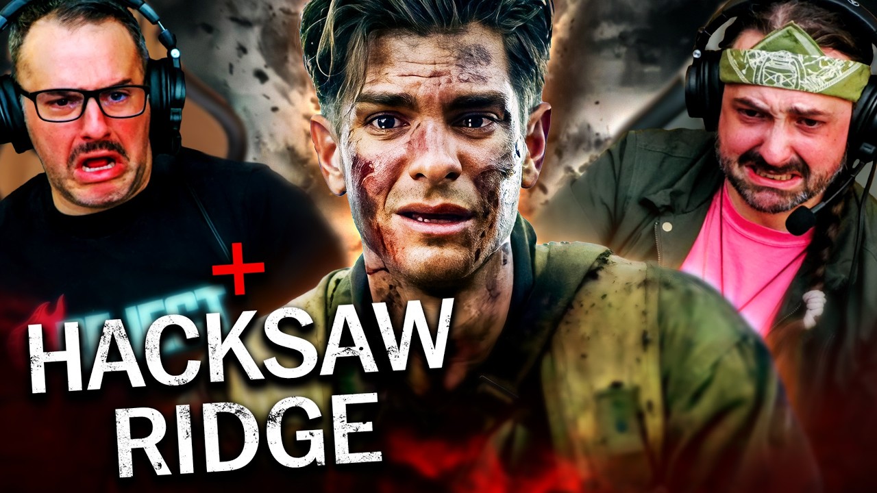 HACKSAW RIDGE (2016) MOVED US TO TEARS!! MOVIE REACTION!! First Time Watching | Andrew Garfield