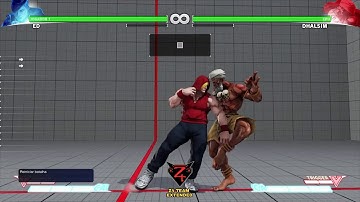 SF5 s2 ED Option Select against Dhalsim teleport