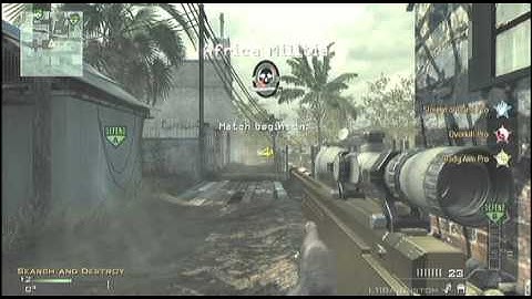 MW3 S&D messaround (quickscope and a shotgun final killcam )