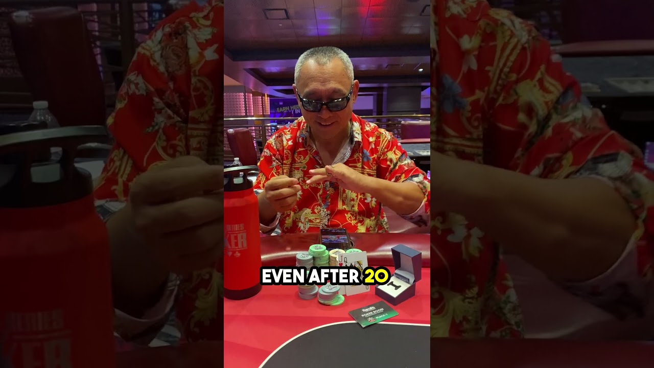 Johnny Chan the LEGEND was his poker coach! 