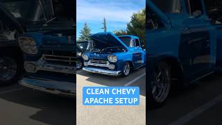 CLEAN CHEVY APACHE SETUP #automobile #car #classic #chevy #apache #foryou #shorts #explore