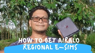 How to install Airalo regional e-sim, a step by step tutorial | Vlog 317