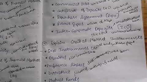 3rd sem Bcom Indian Financial Services Module - 04 ll Important Questions with Answers ll