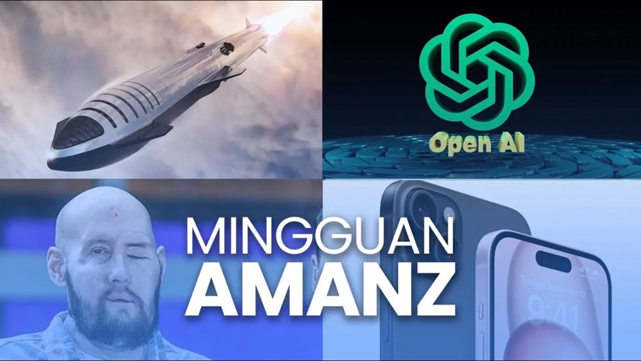 Mingguan Amanz - OpenAI Pecat CEO, iPhone Sokong RCS 2024, Kejayaan Pemindahan Mata Pertama Dunia