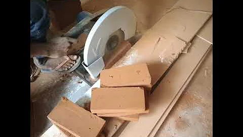 BRICK CUTTING FOR EXPOSED BRICK CLADDING WORK