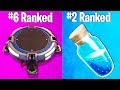 RANKING EVERY ITEM IN FORTNITE FROM WORST TO BEST!