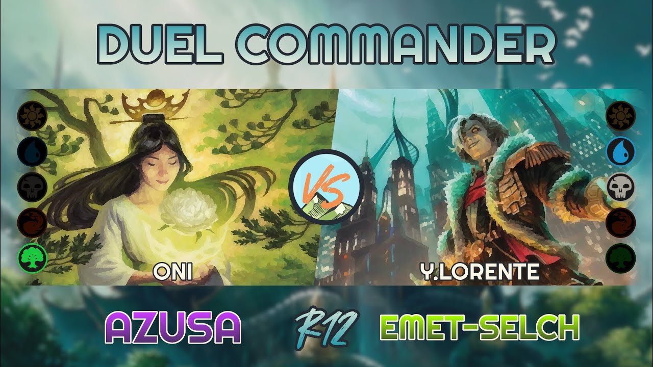 Azusa vs. Emet-Selch - CDF 2025 - Day 2 - R12 - Duel Commander│MTG│bitzelberg thumbnail
