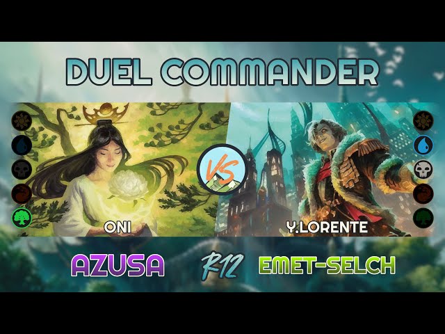 Azusa vs. Emet-Selch - CDF 2025 - Day 2 - R12 - Duel Commander│MTG│bitzelberg thumbnail