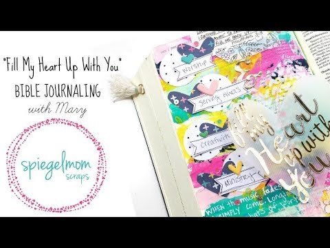 Katty Miranda Scraplift Challenge - Bible Journaling Process with Mary ...