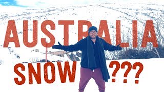Snowing in... Australia!!