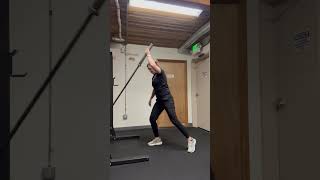 Landmine Power Row to Overhead Press
