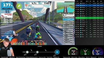 Sun 11th Aug 2024 Stage 2 Punchy Power - Cat C on Hilly Route Reverse in Watopia