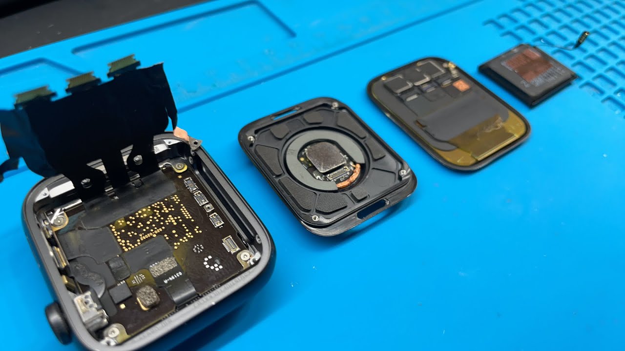 Apple Watch SE 44mm GPSモデル 背面ガラス割れ修理 2/2 - YouTube