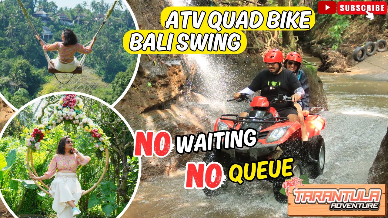 Insane ATV Ride in Bali | Jungle Trail + Giant Swing at Tarantula | Full Experience & Honest Review!