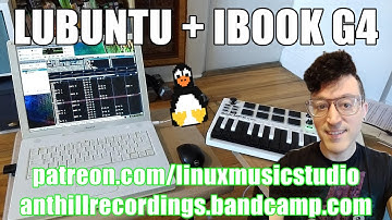 Installing Lubuntu Linux on an iBook G4 for Audio Production