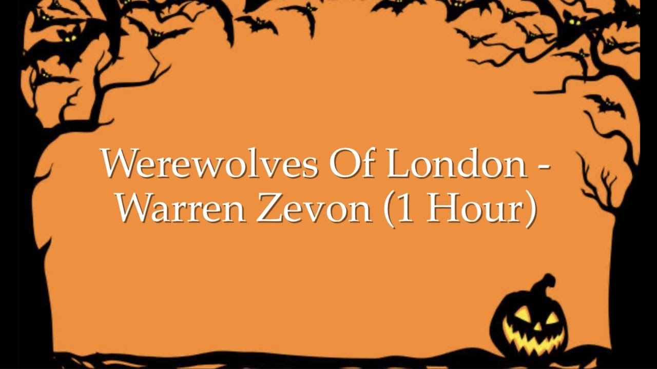 Warren Zevon - Werewolves Of London (Official Lyric Video 2020) 