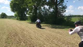 TIme Bandits race team @ Saroléa museum. Test/race and funday.  Brough Superior 1000cc sport 1926