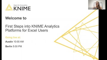 First Steps into KNIME Analytics Platforms for Excel Users
