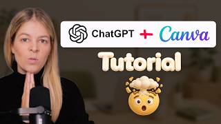 ChatGPT & Canva Tutorial 🔥 How to create designs & social media content in minutes
