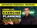 How to plan exercise routine  exercise schedule   