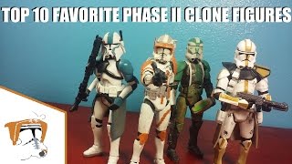 Top 10 FAVORITE CLONE TROOPER Action Figures! (PHASE II)