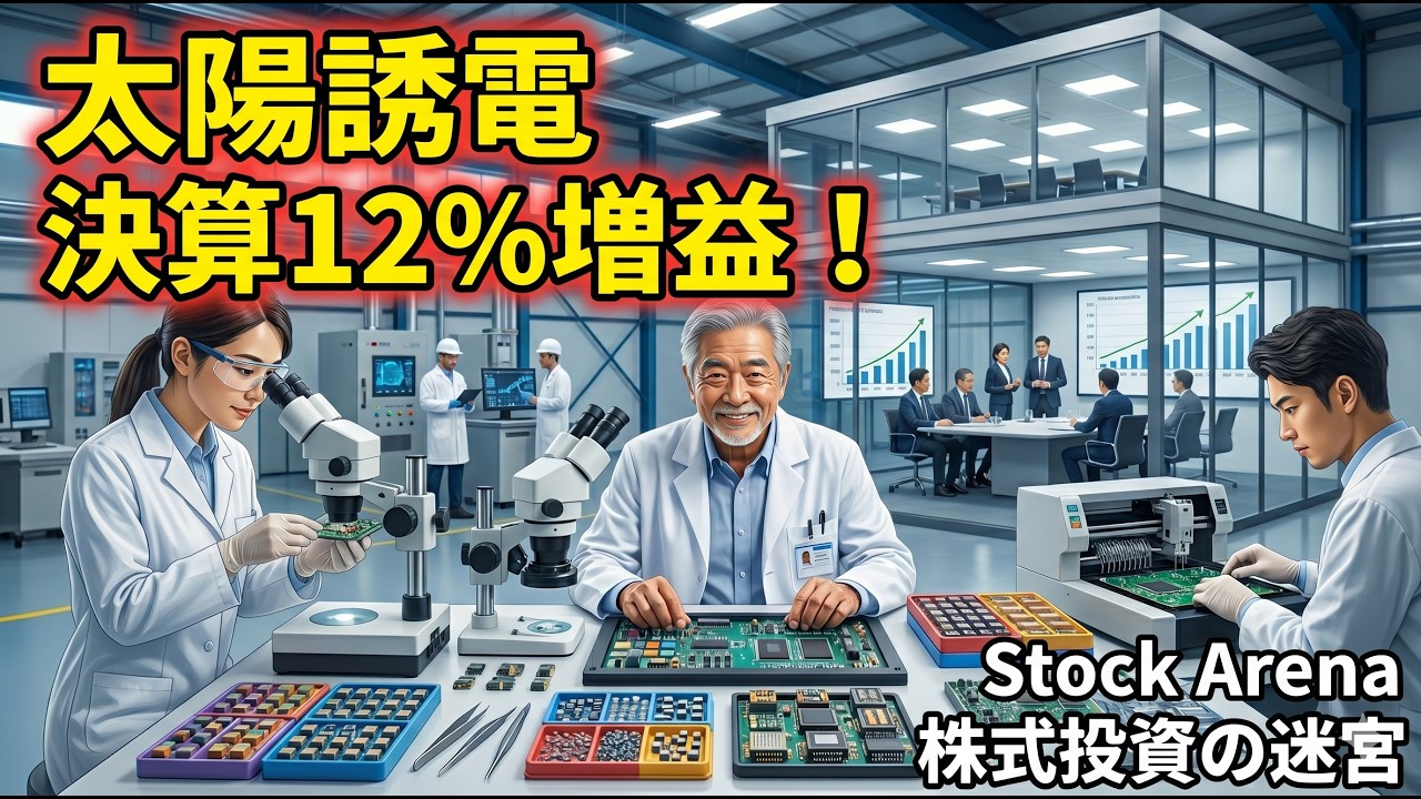 【決算/太陽誘電】コンセンサス25%未達の衝撃。PER64倍の罠と「スマホ依存」の構造的弱点を徹底解剖 - YouTube