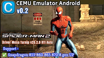 The Amazing Spider-Man 2 - Cemu v0.2 wii u emulator android best settings all snapdragon