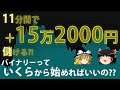 【バイナリーオプション初心者】11分間で、+15万2000円儲ける?! 初期資金いくらから始めればいいの?【シグナル、ツール】
