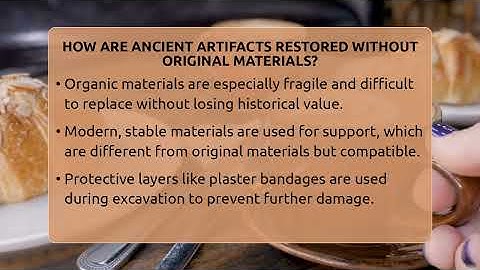 How Are Ancient Artifacts Restored Without Original Materials? - Central America Uncovered