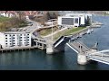 Southern Jutland Denmark, viewed by a drone