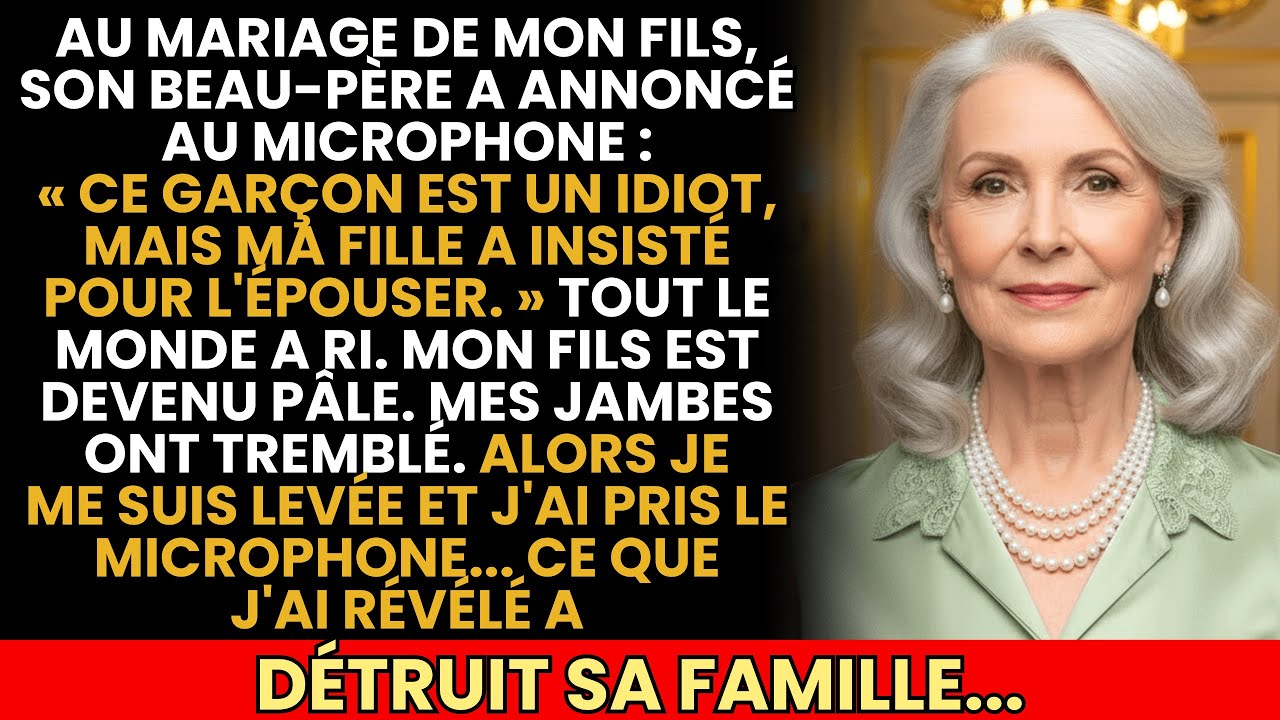 Au Mariage, Le Beau-Père A Dit : « Il Est Idiot ! » Mon Fils A Pleuré… Alors J’Ai Révélé Son Secret…