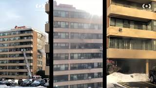 Apartment Fire on Third Floor at Whitestone, Queens