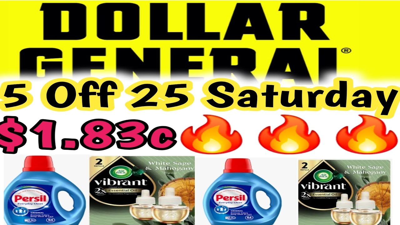 2/7/2025 🔥Dollar General Couponing this Week #5off25scenarios