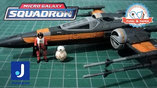 Poe Dameron T 70 X Wing #starwars #microgalaxysquadron #jazwares