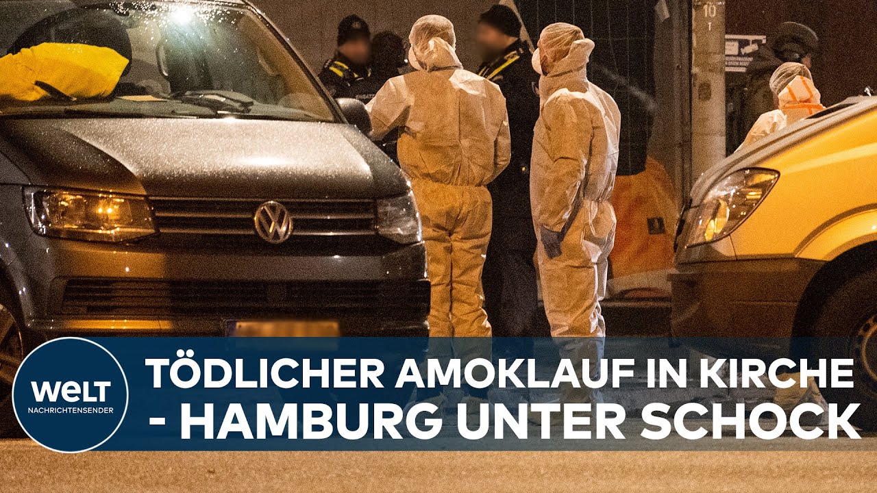 AMOKLAUF IN HAMBURG: Tote und Schwerverletzte durch Schüsse Kirche der Zeugen Jehovas