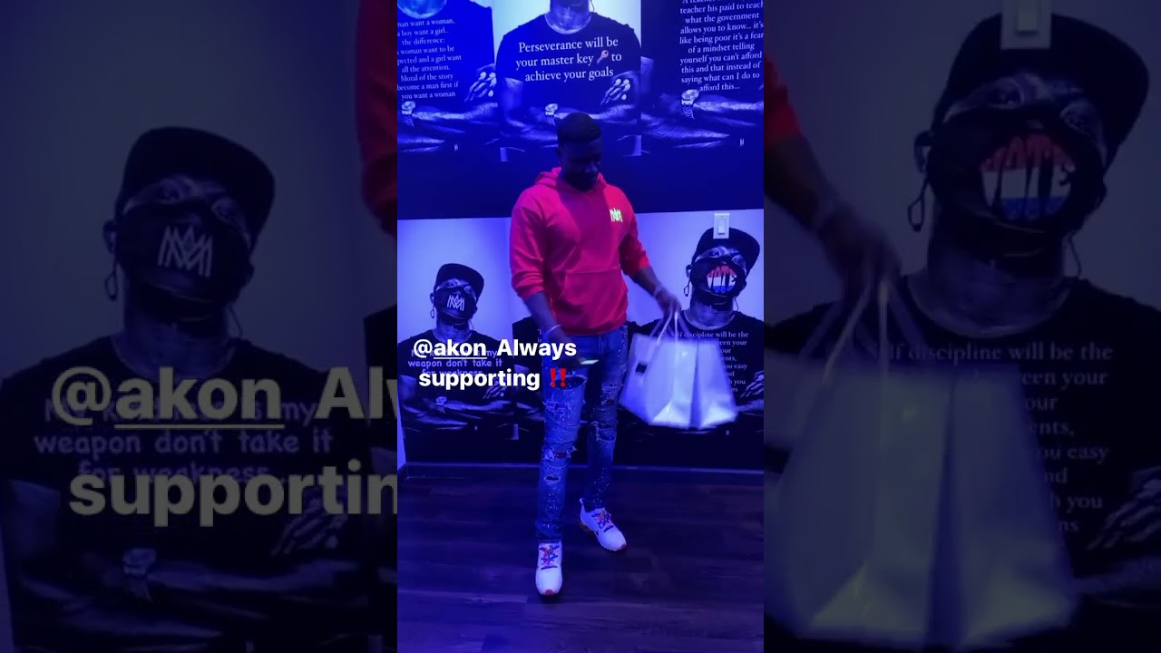 Watch AKON STOP BY MMA STORE on YouTube Watch AKON STOP BY MMA STORE on YouTube