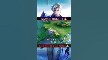 AAMON ONE HIT TRIPLE KILL🔥 !! Mobile Legends - #shorts #mobilelegends #m2gamerofficial