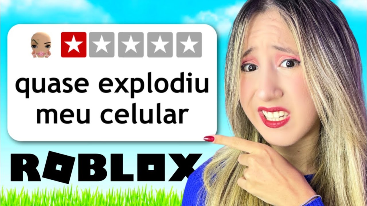 TESTEI JOGOS DO ROBLOX AVALIADOS COM 1 ESTRELA