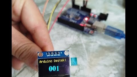 Arduino İle I2C Oled Ekran Kullanımı