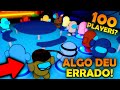 Joguei com 100 PESSOAS e DEU TUDO ERRADO! - Among Blox